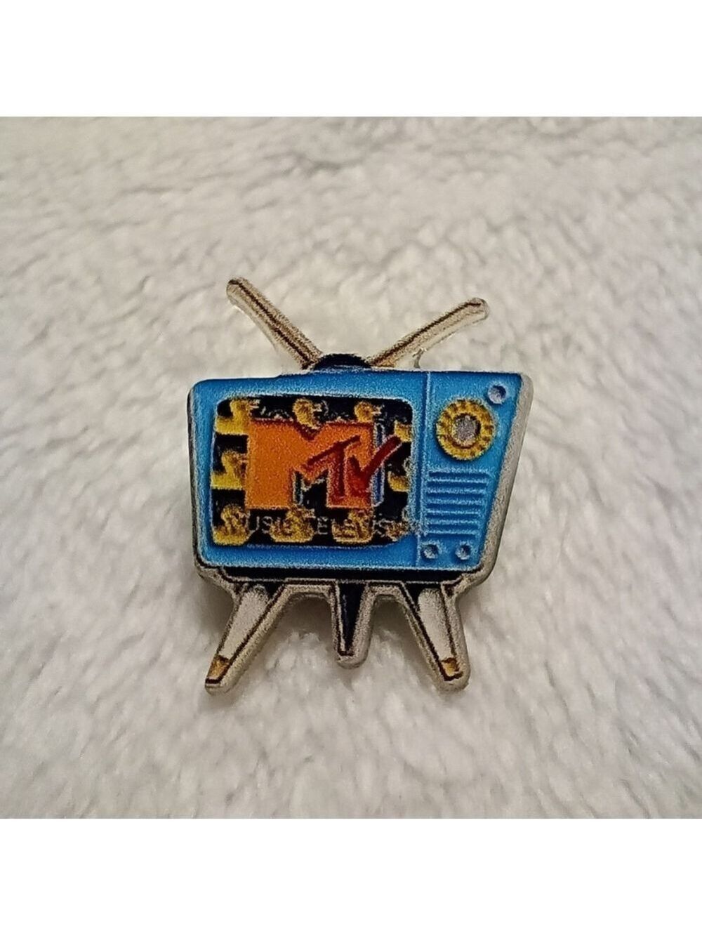 2/$10 MTV Retro TV Acrylic Charm Pin